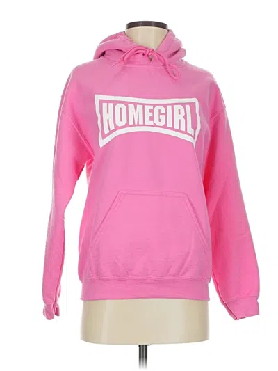 Pre-owned Gildan Sweatshirt In Pink