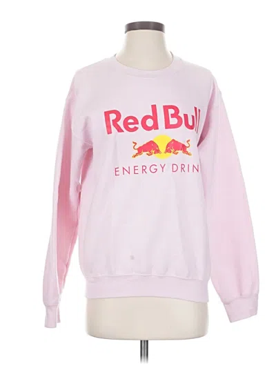 Pre-owned Gildan Sweatshirt In Pink