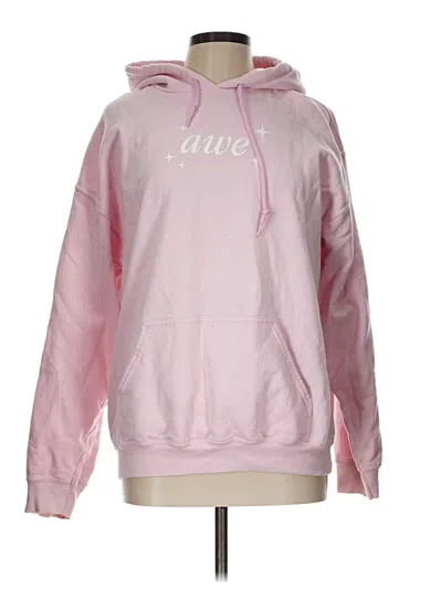Pre-owned Gildan Sweatshirt In Pink