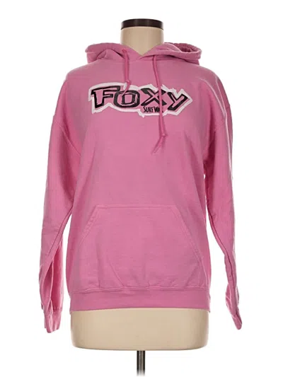 Pre-owned Gildan Sweatshirt In Pink
