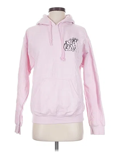 Pre-owned Gildan Sweatshirt In Pink