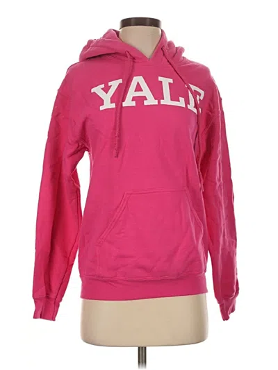 Pre-owned Gildan Sweatshirt In Pink