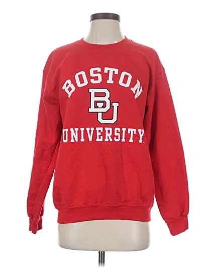Pre-owned Gildan Sweatshirt In Red