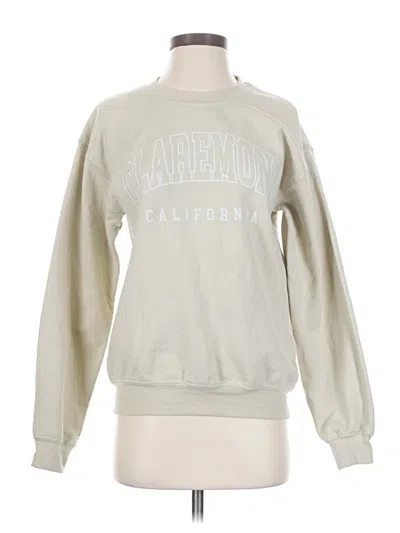 Pre-owned Gildan Sweatshirt In Silver