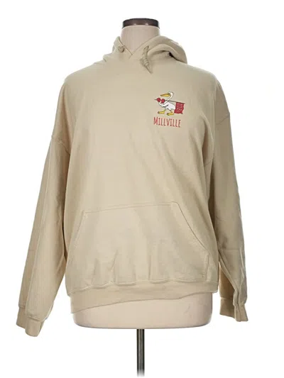 Pre-owned Gildan Sweatshirt In Tan