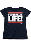Gildan Ted Lasso Football Is Life Short Sleeve Women´s Tee / T-shirt In Blue