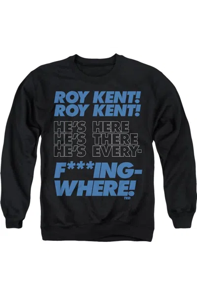 Gildan Ted Lasso Roy Kent Chant Adult Crewneck Sweatshirt In Black
