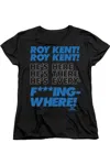 Gildan Ted Lasso Roy Kent Chant Short Sleeve Women´s Tee / T-shirt In Black