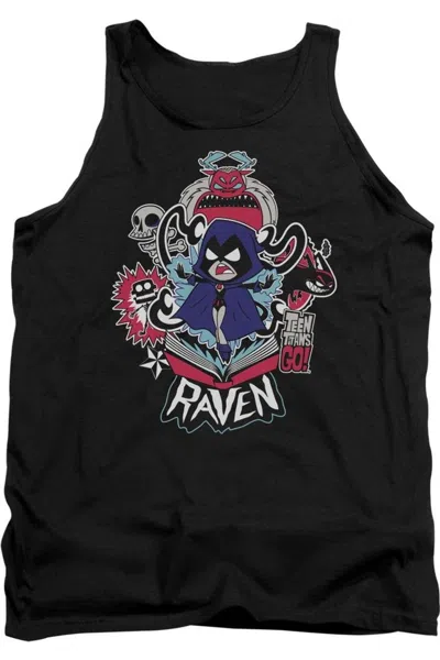 Gildan Teen Titans Go Raven Adult Tank Top In Black