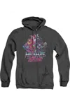 Gildan Teen Titans Go To The Movies No Limits Adult Heather Hoodie / Hooded Sweatshirt In Black