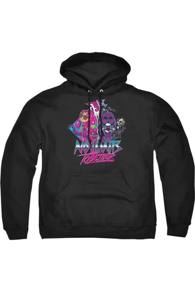Gildan Teen Titans Go To The Movies No Limits Adult Pull Over Hoodie / Hooded Sweatshirt In Black