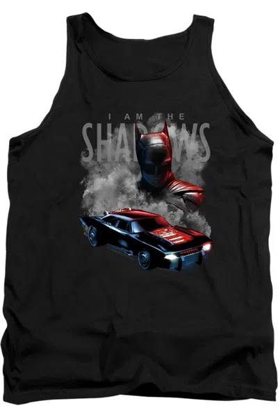 Gildan The Batman (2022) Batman And Batmobile Adult Tank Top In Black