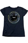 Gildan The Batman (2022) Gotham Seal Short Sleeve Women´s T-shirt In Blue