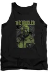Gildan The Batman (2022) Riddler Illustration Adult Tank Top In Black