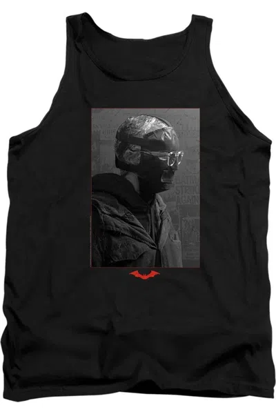 Gildan The Batman (2022) Riddler Worn Portrait Adult Tank Top In Black