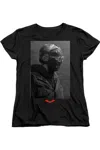 Gildan The Batman (2022) Riddler Worn Portrait Short Sleeve Women´s T-shirt In Black