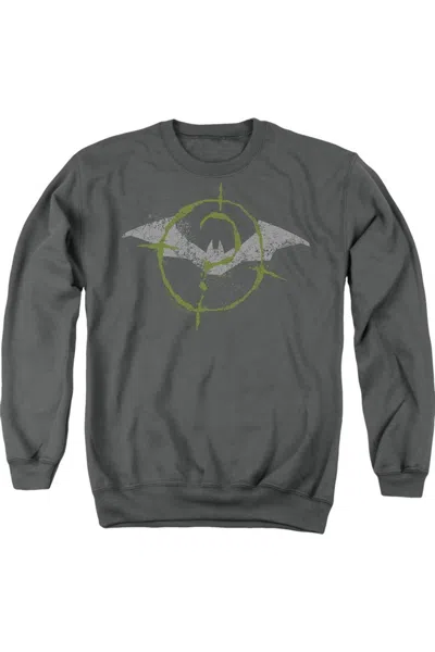 Gildan The Batman (2022) Scribbles Bat Logo Adult Crewneck Sweatshirt In Pink