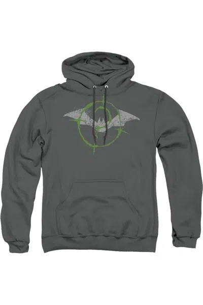 Gildan The Batman (2022) Scribbles Bat Logo Adult Pull Over Hoodie In Pink