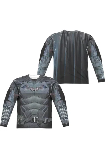 Gildan The Batman (2022) Uniform T-shirt Long Sleeve Adult Poly Crew In White