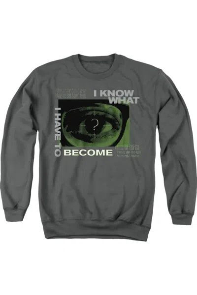 Gildan The Batman Become The Riddler Adult Crewneck Sweatshirt In Pink