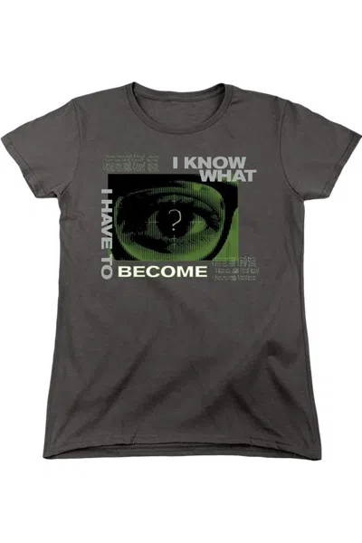 Gildan The Batman Become The Riddler Short Sleeve Women´s Tee / T-shirt In Pink