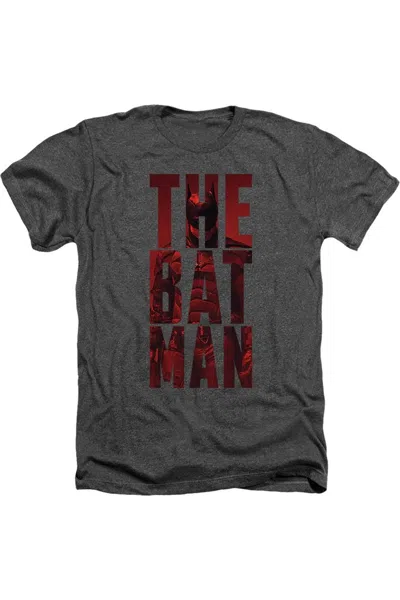 Gildan The Batman Crimson Crusader Adult Heather Tee / T-shirt In Black