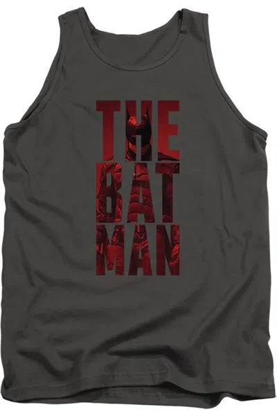 Gildan The Batman Crimson Crusader Adult Tank Top In Pink