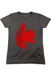 Gildan The Batman Face Mask Short Sleeve Women´s Tee / T-shirt In Pink