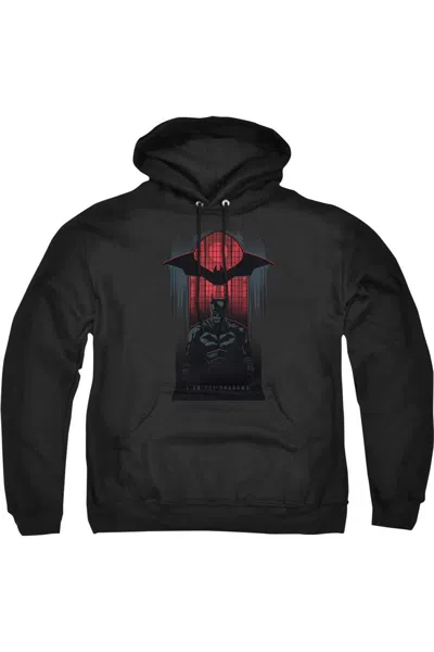 Gildan The Batman I Am The Shadows Adult Pull Over Hoodie / Hooded Sweatshirt In Black