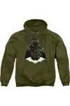 Gildan The Batman Noir Riddler Adult Pull Over Hoodie / Hooded Sweatshirt In Green