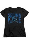 Gildan The Batman Selina Kyle Motorcycle Short Sleeve Women´s Tee / T-shirt In Black