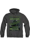 Gildan The Batman Unmask The Truth Adult Heather Hoodie / Hooded Sweatshirt In Black