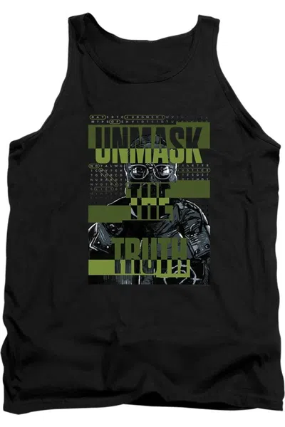 Gildan The Batman Unmask The Truth Adult Tank Top In Black