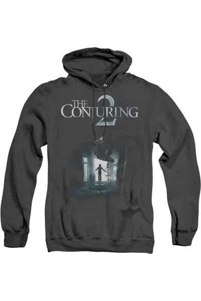 Gildan The Conjuring 2 Poster Adult Heather Hoodie / Hooded Sweatshirt In Black