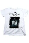 Gildan The Conjuring 2 Poster Short Sleeve Women´s Tee / T-shirt In White