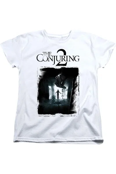 Gildan The Conjuring 2 Poster Short Sleeve Women´s Tee / T-shirt In White