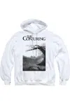 Gildan The Conjuring Poster Adult Pull Over Hoodie / Hooded Sweatshirt In White