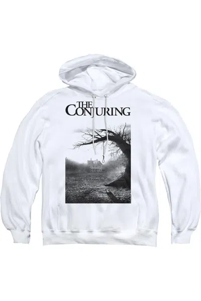 Gildan The Conjuring Poster Adult Pull Over Hoodie / Hooded Sweatshirt In White