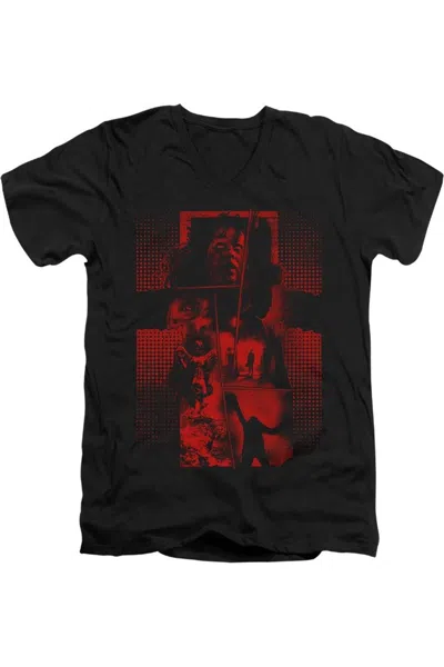 Gildan The Exorcist Im Not Regan Short Sleeve Adult V Neck Premium Cotton Tee / T-shirt In Black