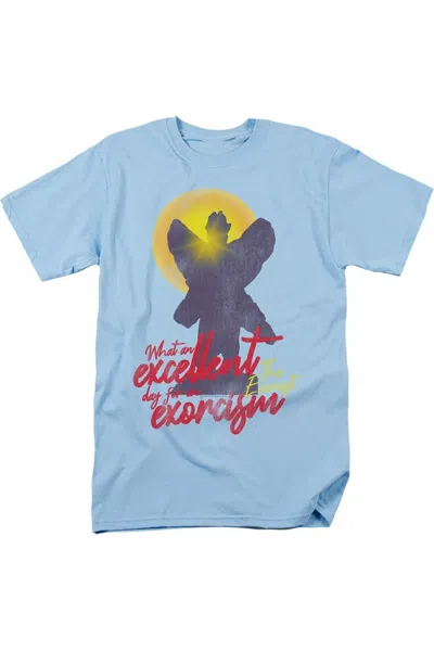 Gildan The Exorcist Pazuzu Short Sleeve Adult Tee / T-shirt In Blue