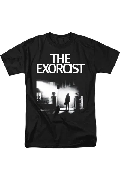 Gildan The Exorcist Poster Short Sleeve Adult V Neck Premium Cotton Tee / T-shirt In Black