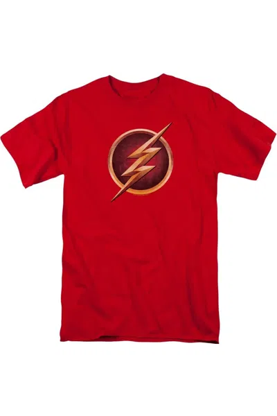 Gildan The Flash Chest Logo Short Sleeve Adult Tee / T-shirt In Red