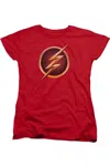 Gildan The Flash Chest Logo Short Sleeve Women´s Tee / T-shirt In Red