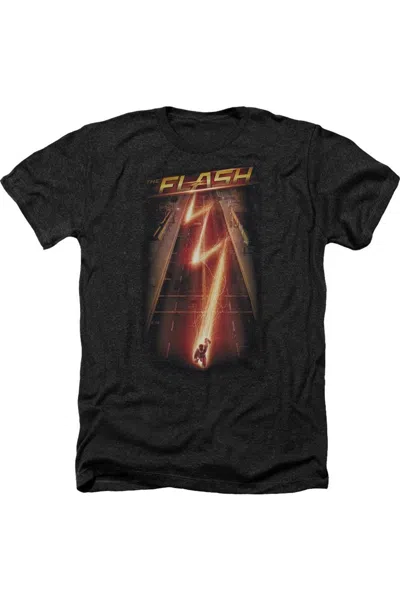 Gildan The Flash Flash Ave Adult Heather Tee / T-shirt In Black