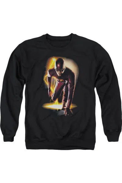 Gildan The Flash Ready Adult Crewneck Sweatshirt In Black