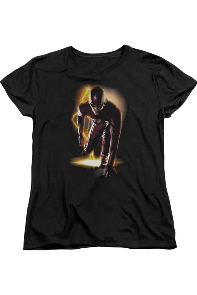 Gildan The Flash Ready Short Sleeve Womens Tee / T-shirt In Black