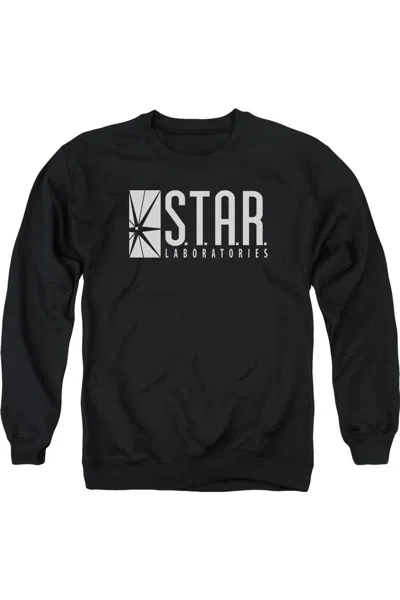 Gildan The Flash S. T.a. R. Adult Crewneck Sweatshirt In Black