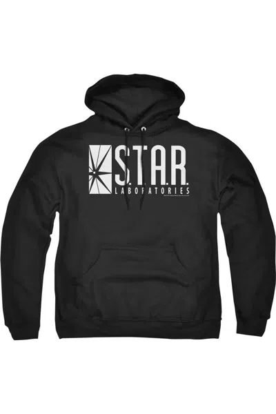 Gildan The Flash S. T.a. R. Adult Pull Over Hoodie / Hooded Sweatshirt In Black