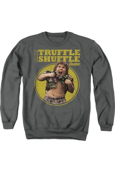 Gildan The Goonies Chunk Truffle Shuffle Adult Crewneck Sweatshirt In Gray