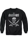 Gildan The Goonies Flag 1 Adult Crewneck Sweatshirt In Black